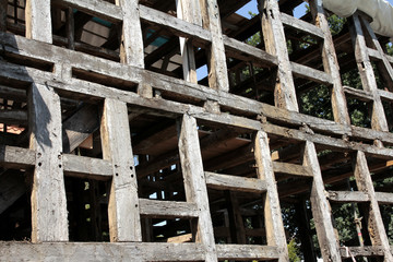 half-timbered house