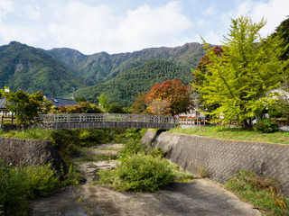Fototapeta na wymiar Landscape around Lake Saiko - Fuji Five Lakes, Japan