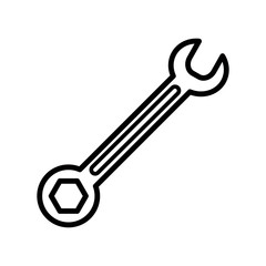 wrench icon vector design template
