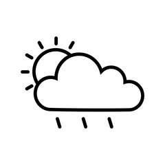 weather icon vector design template
