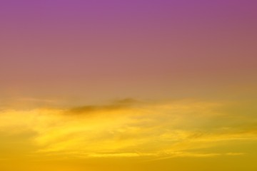 wonderful unreal vivid fantasy sun colored partially cloudy sky for using in design as background.