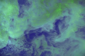 Cute heavy cosmic clouds of smoke colorful background or texture - 3D illustration of smoke