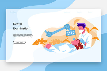 Creative web page template