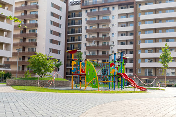 Fototapeta na wymiar New residential area in Brasov, Romania
