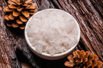 Spa aromatic sea salts, Beautiful spa composition
