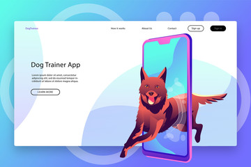 Creative web page template