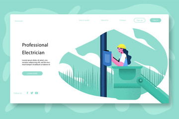 Creative web page template