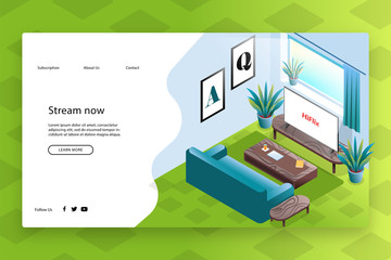 Creative web page template