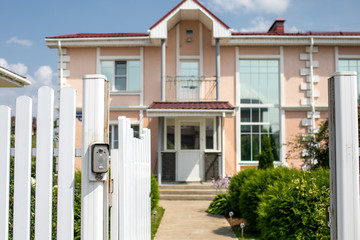  video intercom in a country house. Home