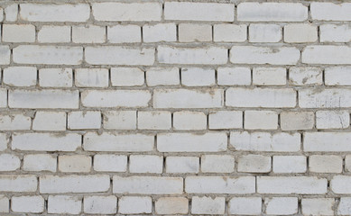 White Brick Wall For A Background. grungy rusty blocks of stonework technology color horizontal architecture wallpaper