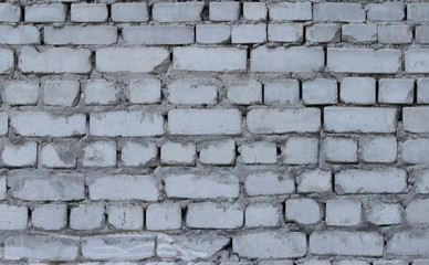 White Brick Wall For A Background. grungy rusty blocks of stonework technology color horizontal architecture wallpaper