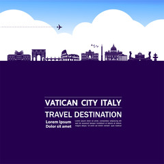 Obraz premium Italy travel destination grand vector illustration.