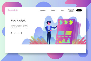 Creative web page template