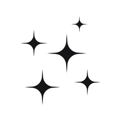 Obraz premium Shine icon, Clean star icon