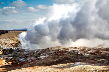 Source d'eau chaude, Keflavik, Islande