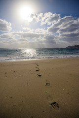 ビーチと太陽