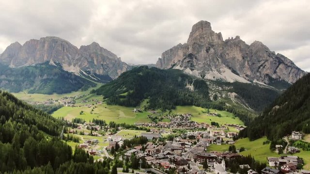 Corvara in Badia Dolomites mountains Italy