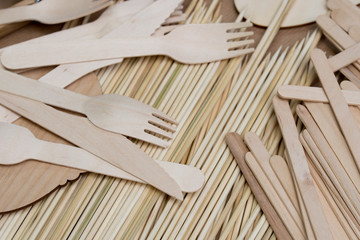 group of small wooden objects