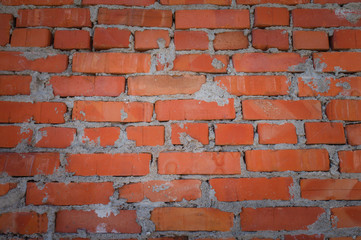 old red brick wall background