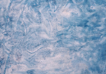 Blue watercolor painting abstract background.