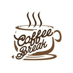 Vintage logo for coffee product or cafe shop