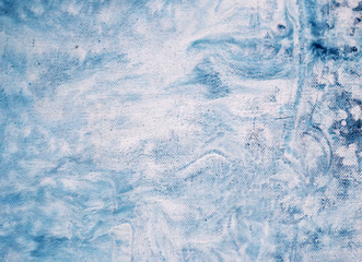 Blue watercolor painting abstract background.