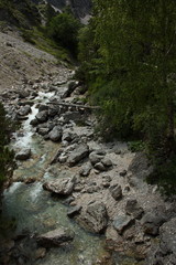 The creek Oetscherbach in Oetschergraben near to the Oetscher in Austria, Europe