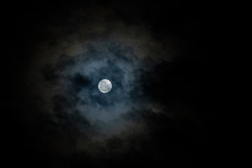 Naklejka na ściany i meble full moon in the sky