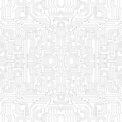 High tech technology geometric