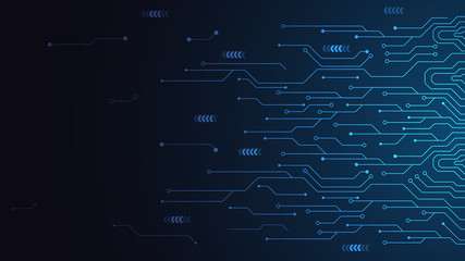 High tech technology geometric