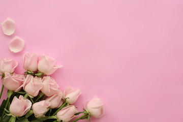 ピンクのバラの背景