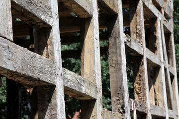 half-timbered house