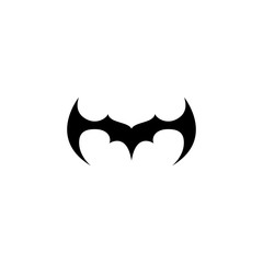 bat vector icon logo template design