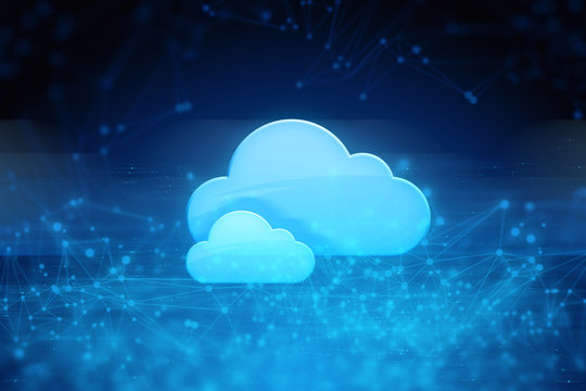 data cloud storage icon, crypto currency, neuron plexus brain, futuristic connecting, digital technology system, network social online, background 3d illustration rendering, machine deep learning