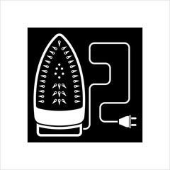 Iron Sole Plate Icon Cloth Electric Iron Front Face Plate, Glide Sole Bottom With Steam Holes