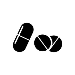 capsule icon vector design template