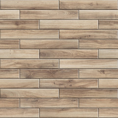 Seamless texture of light natural wooden parquet. High resolution pattern of striped wood