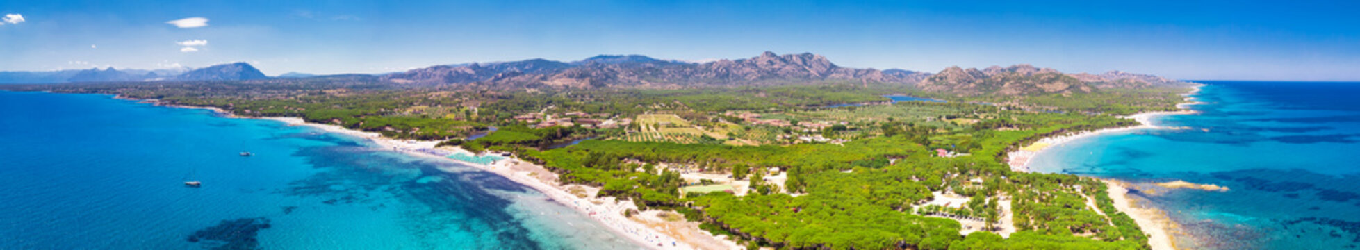 Cala Liberotto and Cala Ginepro beach on Sardinia island, Italy