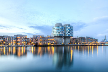 Portland Towers in Nordhavn district in Copenhagen - obrazy, fototapety, plakaty