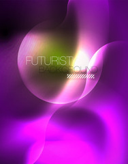 Neon lights vector abstract background