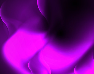 Shiny neon geometric waves template