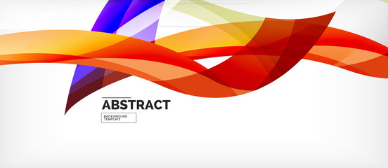 Linear wave web template. Vector illustration bright design. Decorative print. Decorative backdrop vector. Vector business illustration