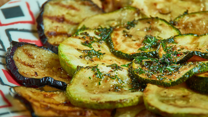 Grilled Vegetables with Zaatar Vinaigrette