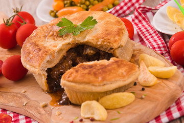 Steak pie.