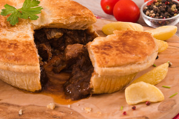 Steak pie.