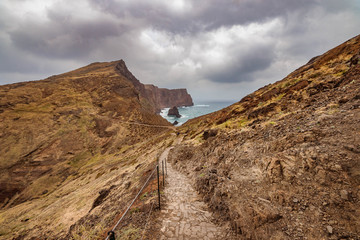 Fototapeta na wymiar hiking in Madeira