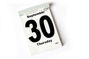 30. September 2021
