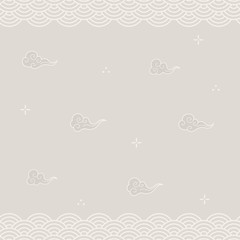 Abstract background with oriental elements