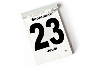 23. Septembre 2021
