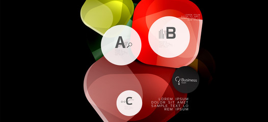 Fototapeta premium Info graphics circles background. Success icon symbol. Vector info graphic design. Creative vector element. Decoration element